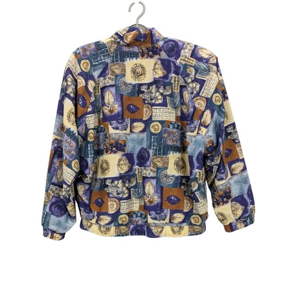 Vintage Winbreaker Jacker Unisex Reversible Zip Up 80s Shell Patchwork 90s Retro - Picture 2 of 13